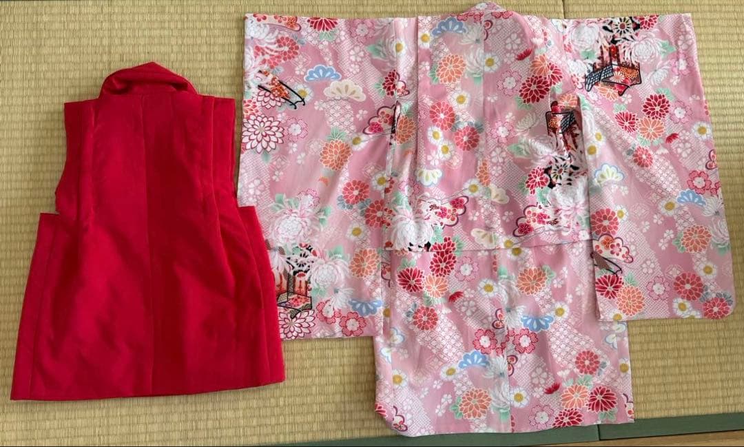 キャサリンコテージ⭐︎ 七五三 着物セット 【下駄スリッポン付き】