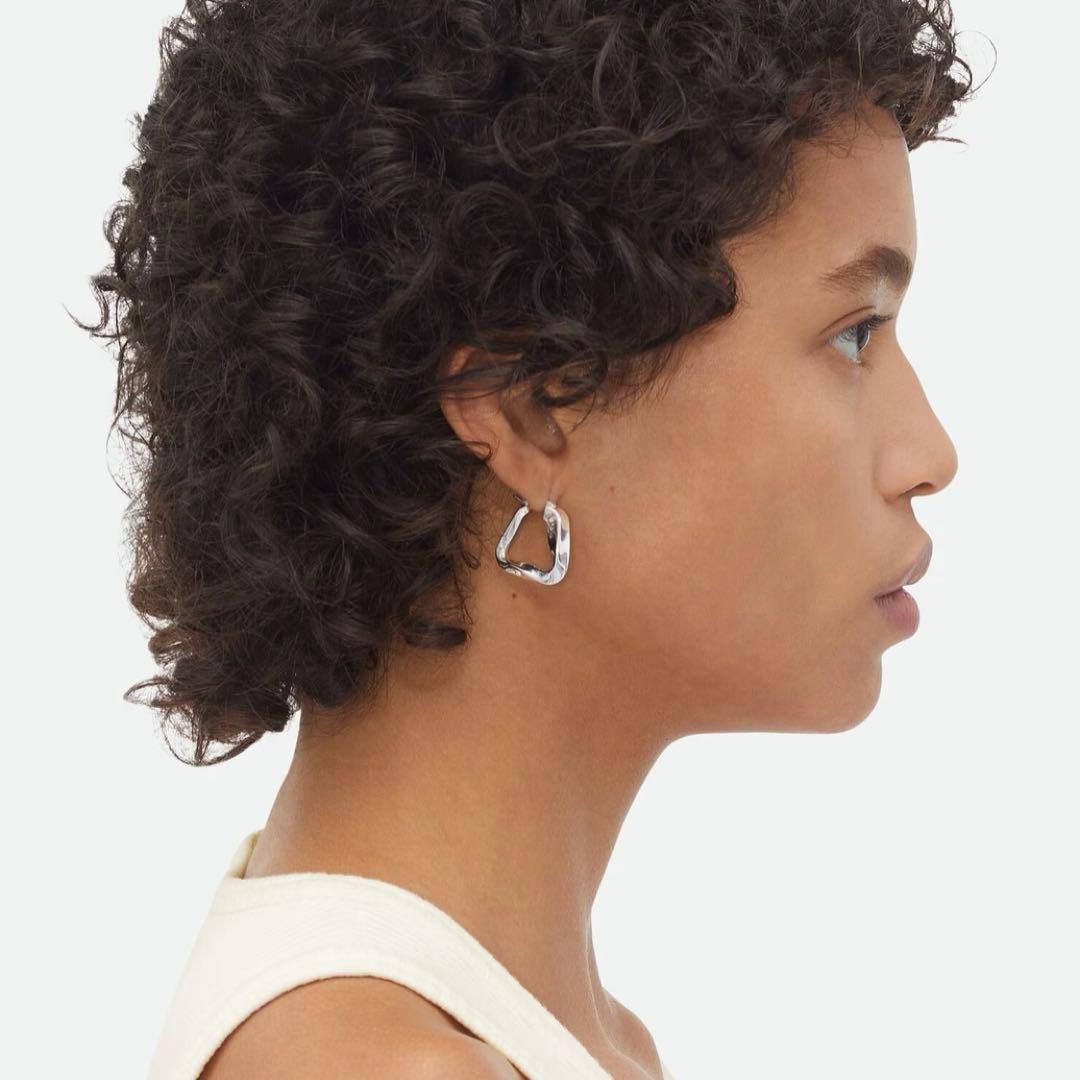 極美品 ボッテガヴェネタ トライアングル ピアス