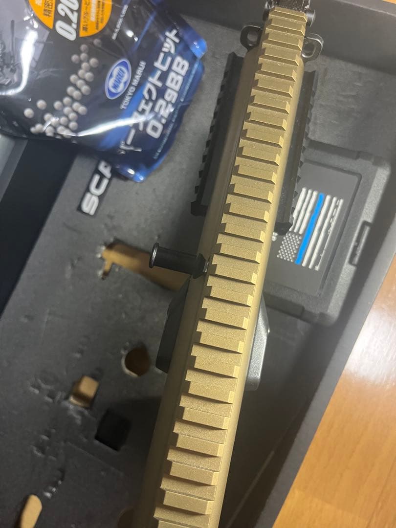 SCAR Heavy 次世代電動ガン フラットダークアース　オプションパーツ多数