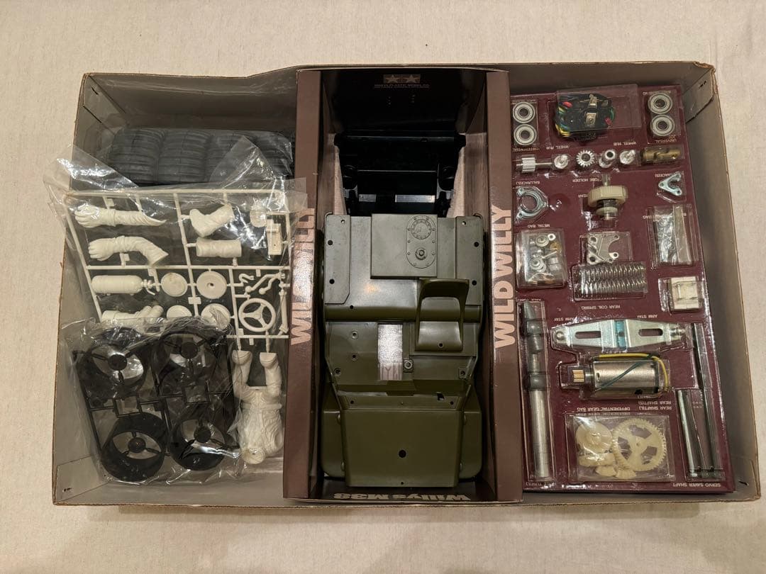 レア★タミヤ電動ラジコン ワイルド・ウイリスM38ジープ (当時物)