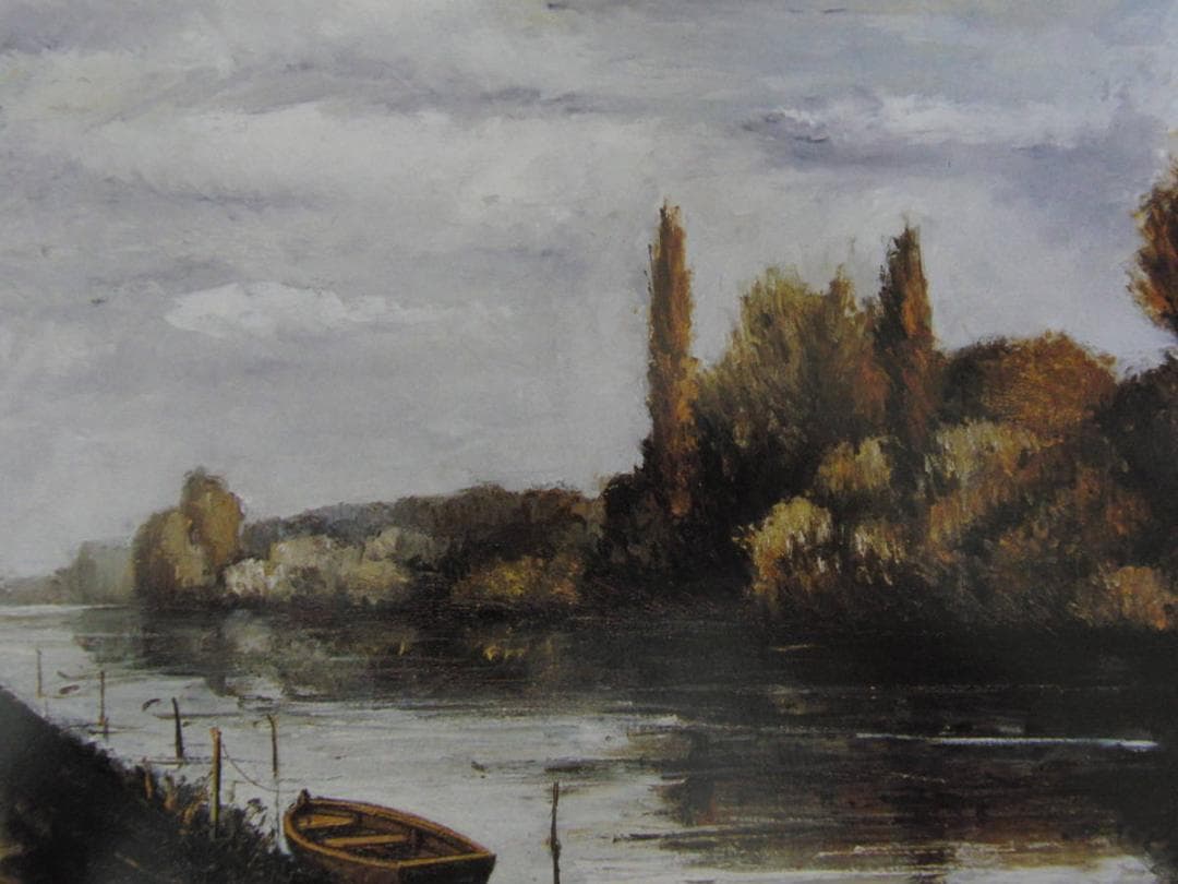 ベルナール・ビュッフェ【Bords de la Marne】希少な額装用画集より