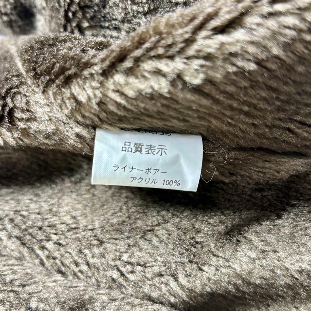 G-1 A-2 ラムレザー フライト ジャケット ブラウン ライナー付き L相当