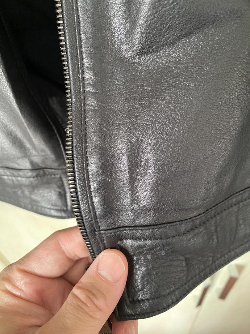 EMMETI JURI エンメティ 48 レザージャケット シングル ブラック