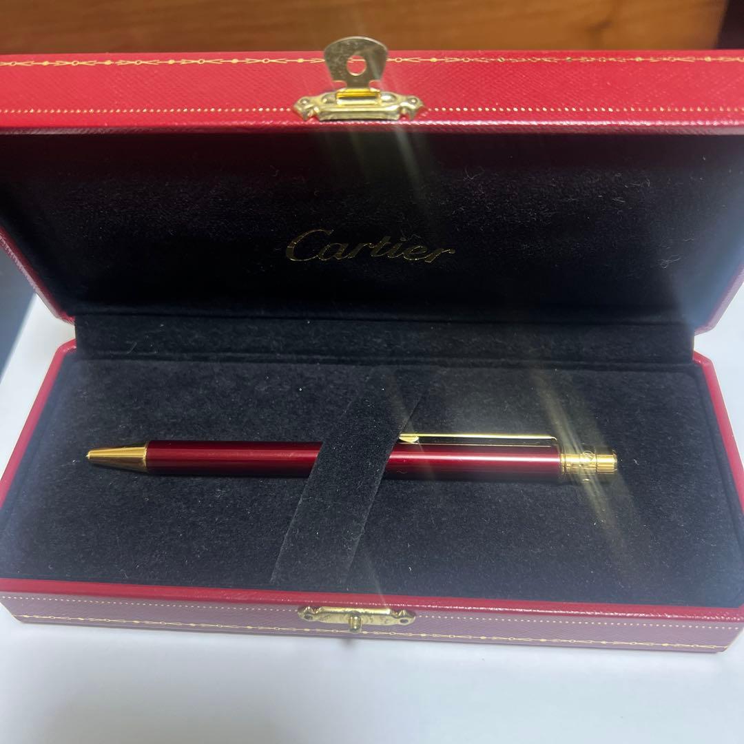 【美品】Cartier カルティエ　高級　ボールペン　ツイスト式