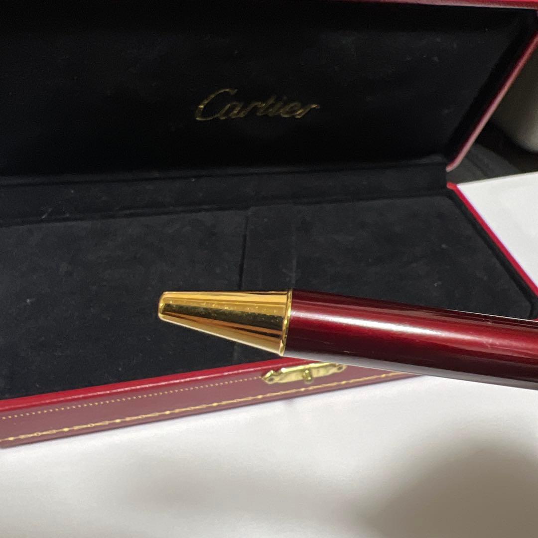 【美品】Cartier カルティエ　高級　ボールペン　ツイスト式
