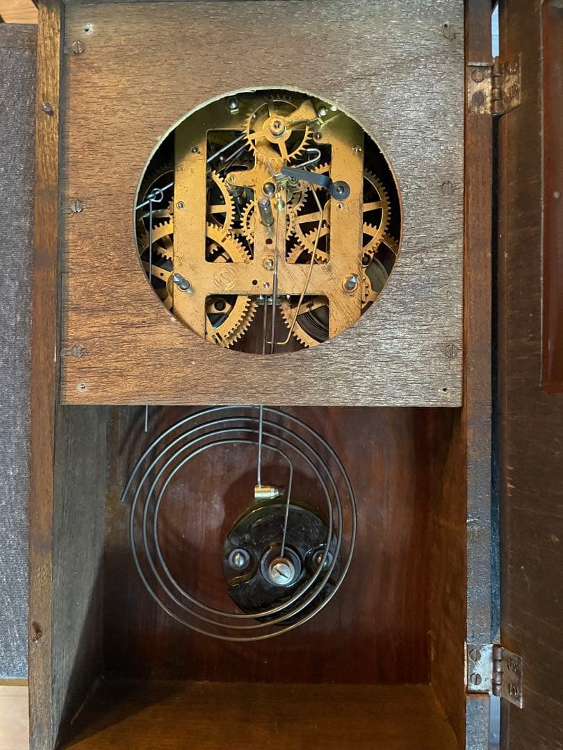 振り子時計 精工舎 8日巻 完動品