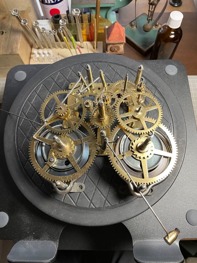 振り子時計 精工舎 8日巻 完動品