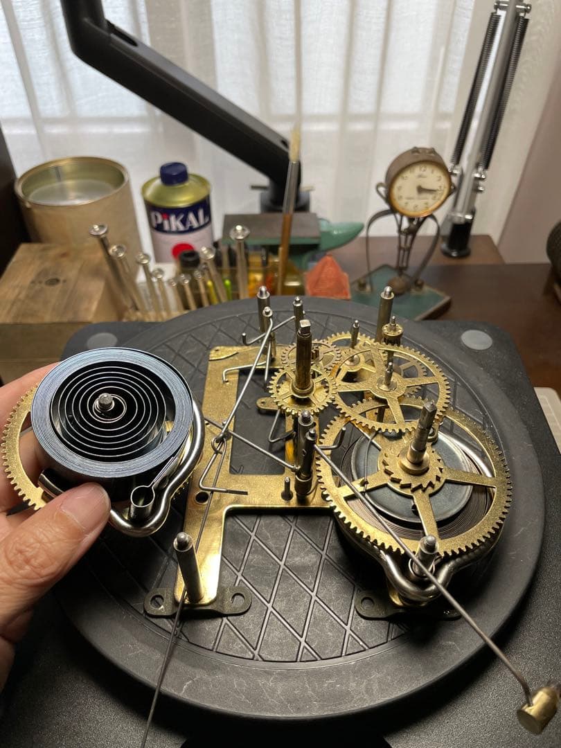振り子時計 精工舎 8日巻 完動品