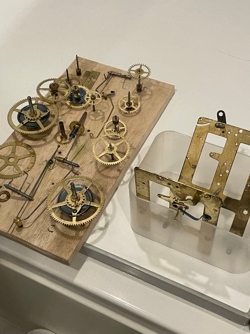 振り子時計 精工舎 8日巻 完動品