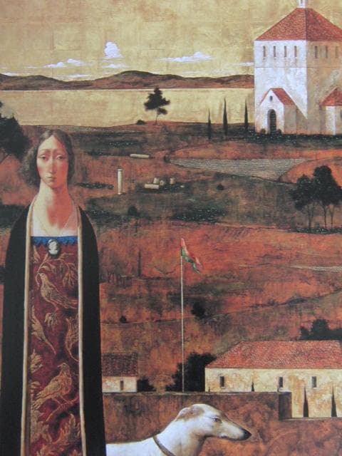 吉岡正人、【光降る地まで】、希少な額装用画集より、新品額装付、状態良好