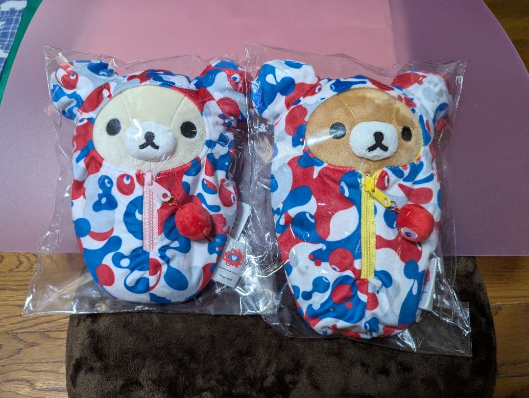 関西万博　ミャクミャクとリラックマコラボ　ぬいぐるみ