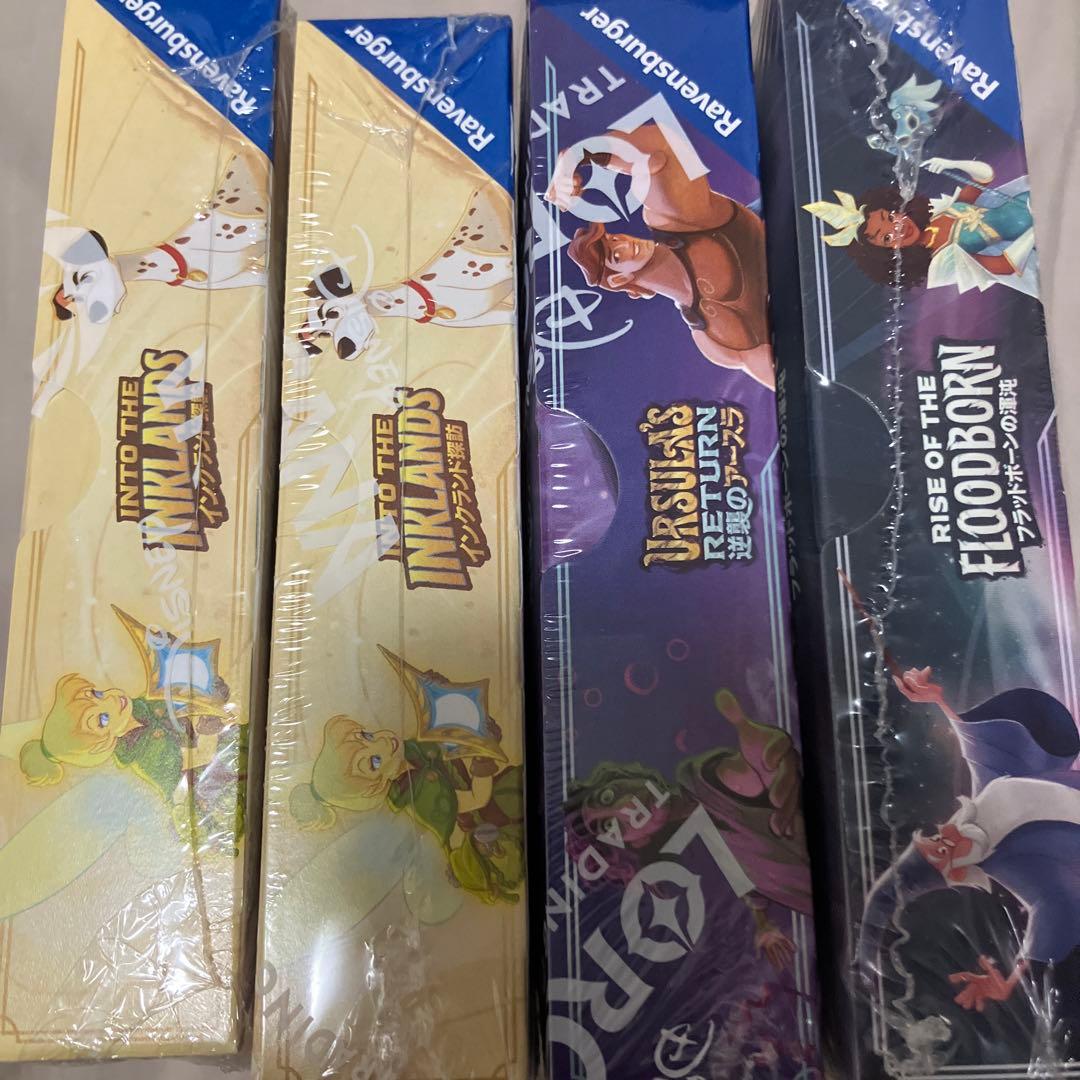 ディズニー・ロルカナ 日本語版 まとめて売り 4ボックス シュリンク付き未開封