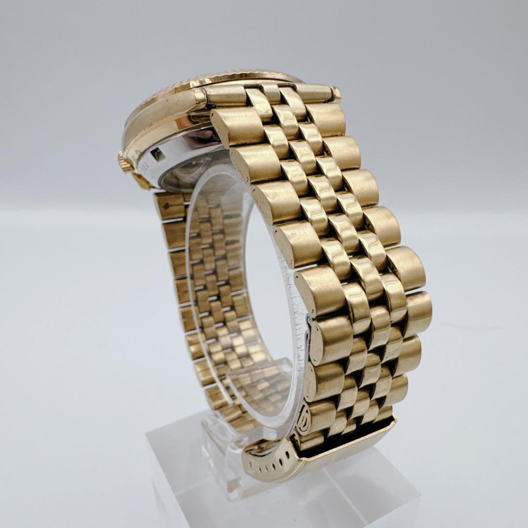 【美品】 SEIKO5 7S26-0500 ゴールド　裏スケ　自動巻　デイデイト