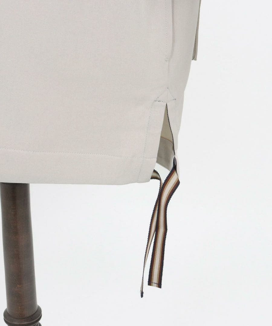 ストレッチツイル/グログランジャケット M グレージュ