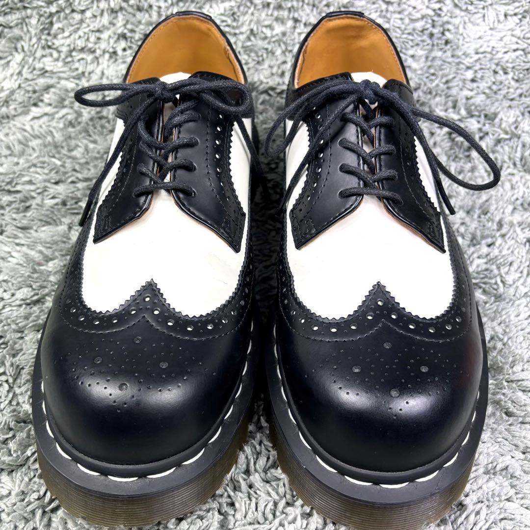 極美品❣️ Dr.Martensドクターマーチン ウイングチップ バイカラー 黒白