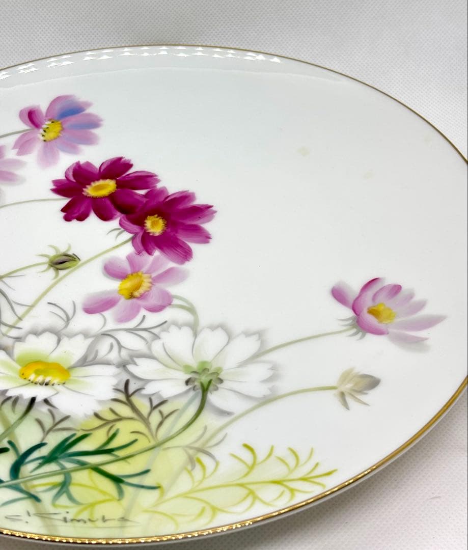 #オールドノリタケ プレート 2枚セット S.Kimura 木村義一サインP-5