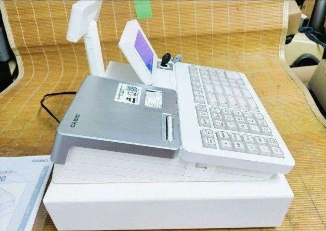 カシオレジスター　SR-S4000　スマホ連携Bluetooth　987654