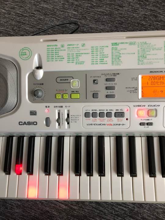CASIO61鍵盤 光ナビキーボード  HIKARI LK-58