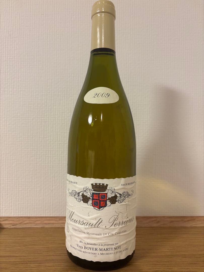 ドメーヌ・イヴ・ボワイエ・マルトノ　ムルソー1er cruペリエール2009年