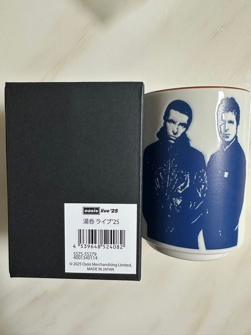 oasis オアシス 湯呑 ライブ'25 東京公演 日本公式 ノエル　リアム