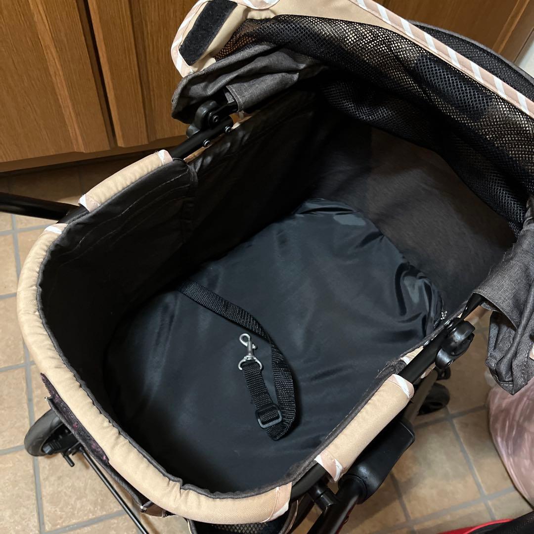 GEX ペットカート　わんわんカート スーパーライト　モカブラウン　雨除けカバー