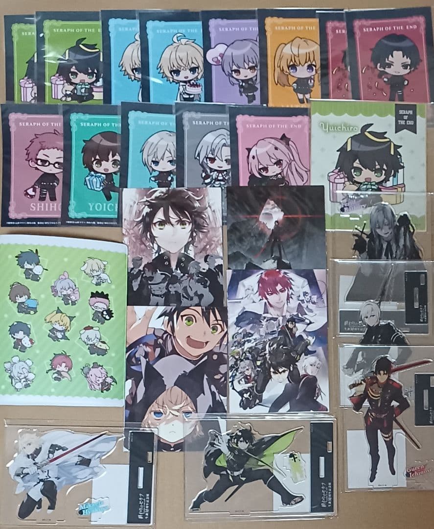 終わりのセラフ　色紙　キーホルダー