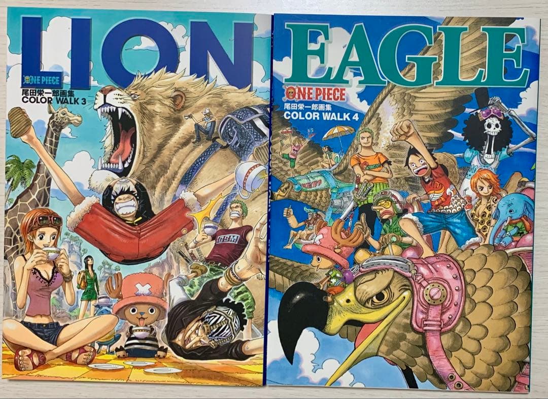 【美品】ONE PIECE 尾田栄一郎画集COLOR WALK 1〜10 セット