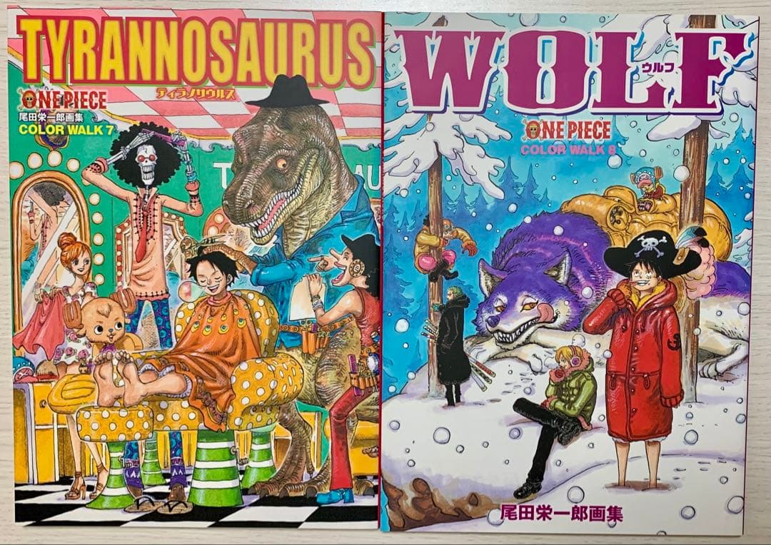 【美品】ONE PIECE 尾田栄一郎画集COLOR WALK 1〜10 セット