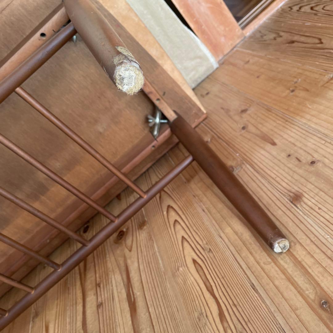 ブラウン 木製 長方形 テーブル