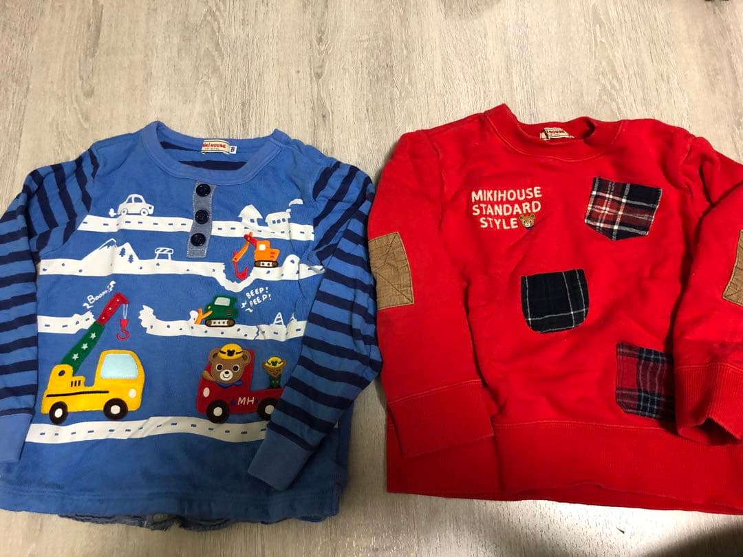 【専用】ミキハウス　120 まとめ売り　トレーナー　ズボン　ベスト　16点