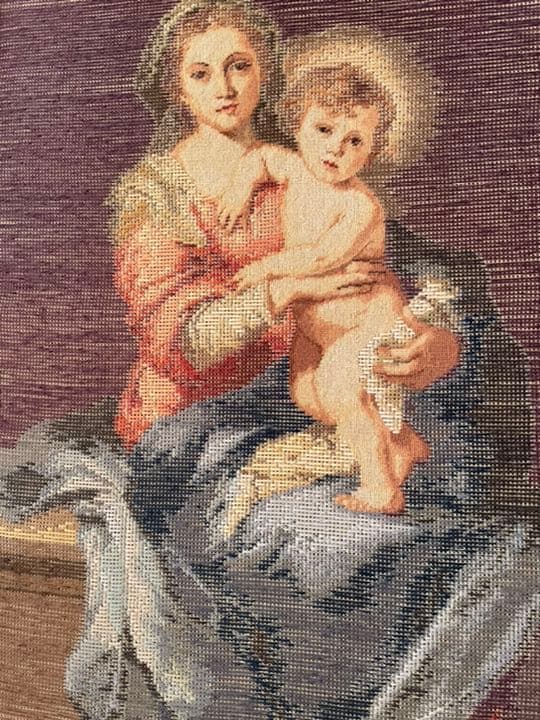 マリア様　　刺繍画