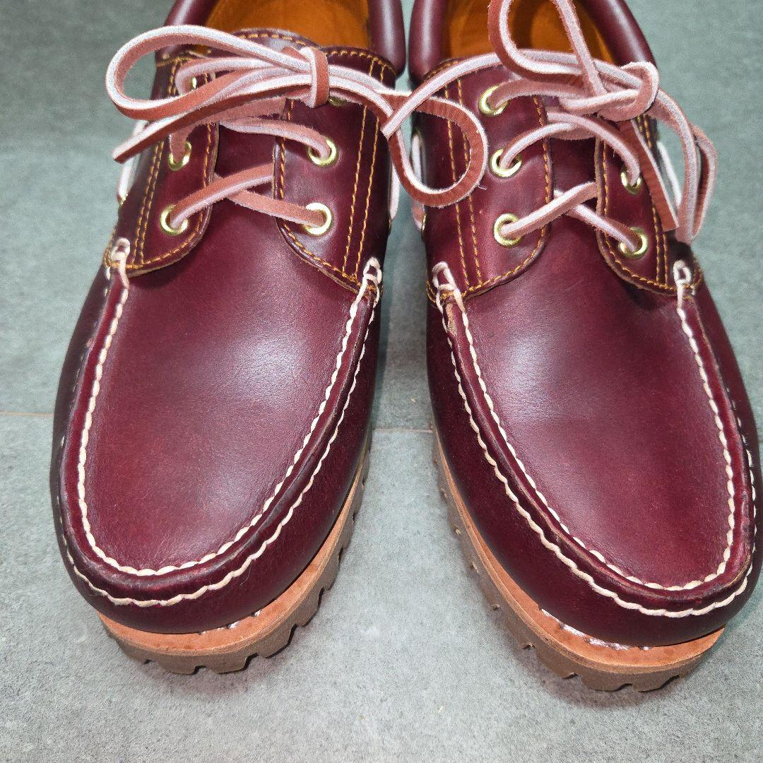 Timberlandスリーアイ3eye クラシックラグ27.5cm バーガンディ