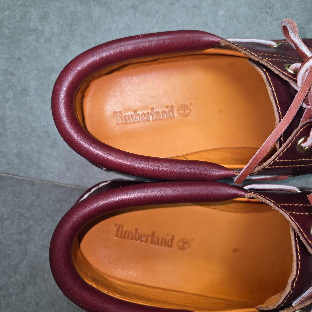 Timberlandスリーアイ3eye クラシックラグ27.5cm バーガンディ