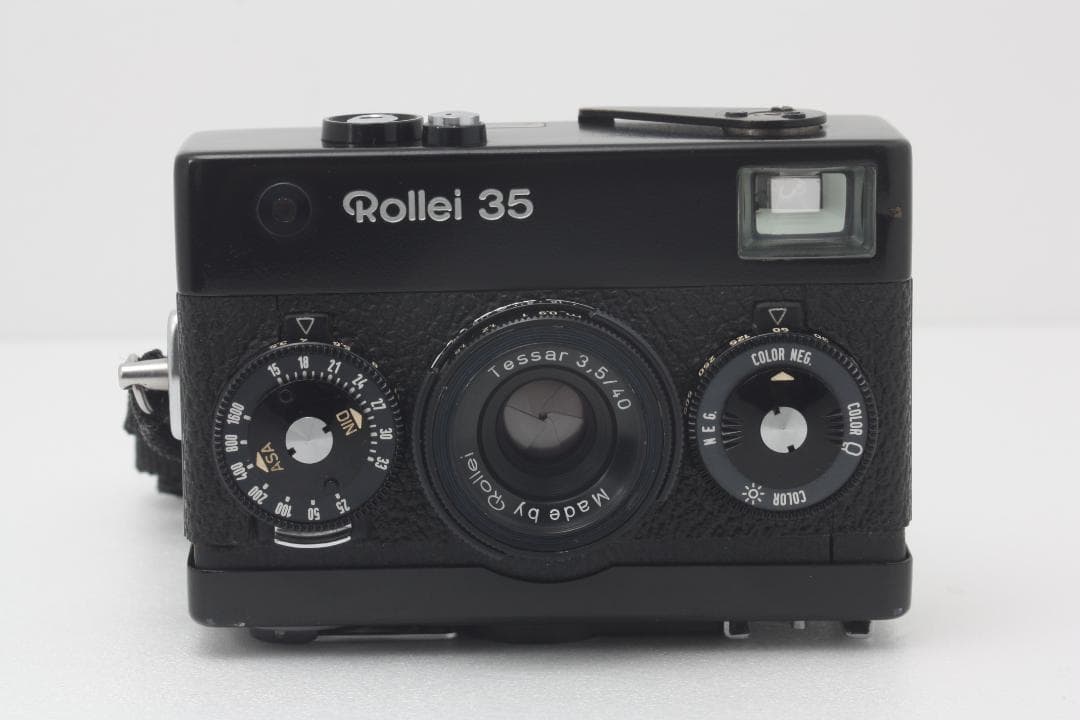 ローライ Rollei 35 ブラック ストラップ・フード付き #275a