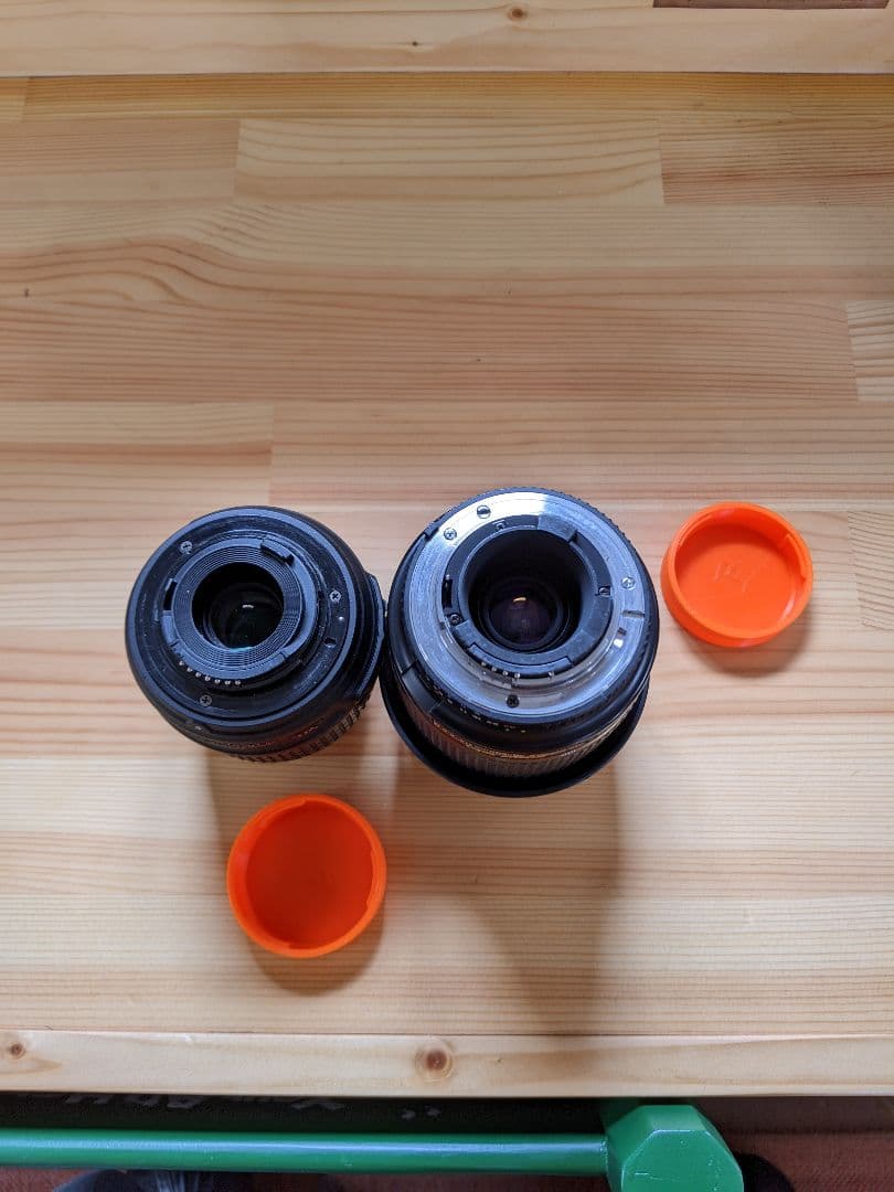 ニコンデジカメ交換レンズ２個セット(標準＋望遠レンズ)