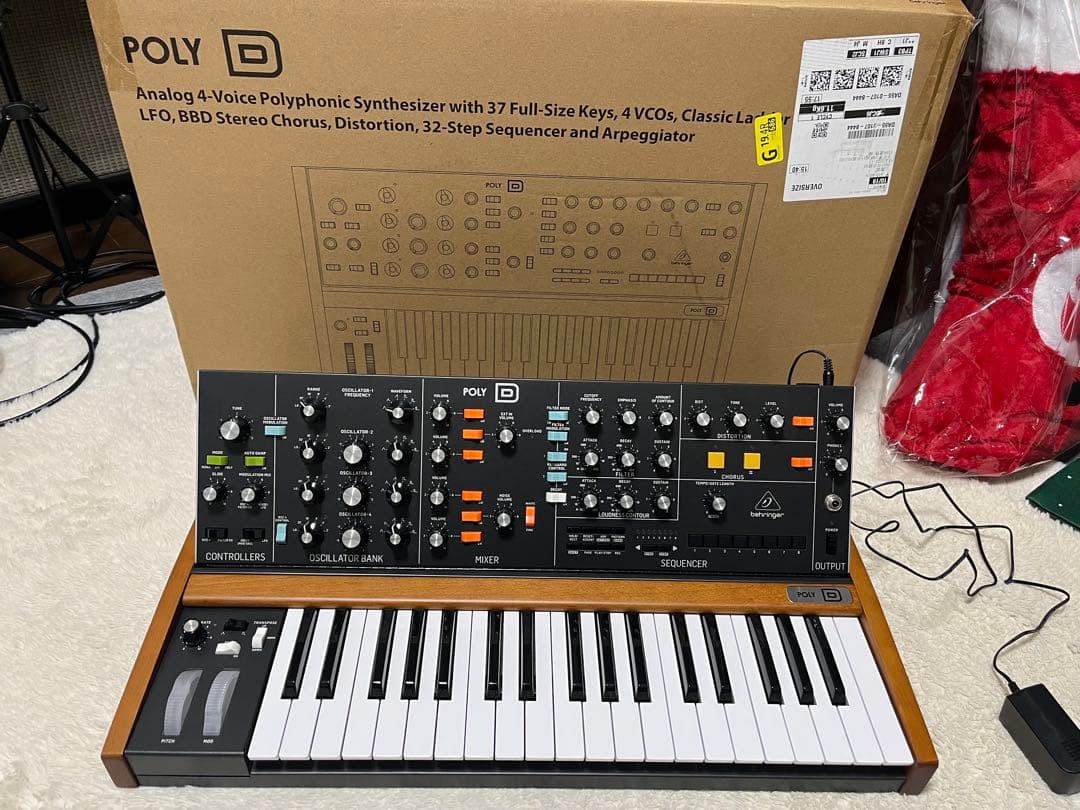 【使用機会1回の美品】Behringer Poly D アナログシンセサイザー