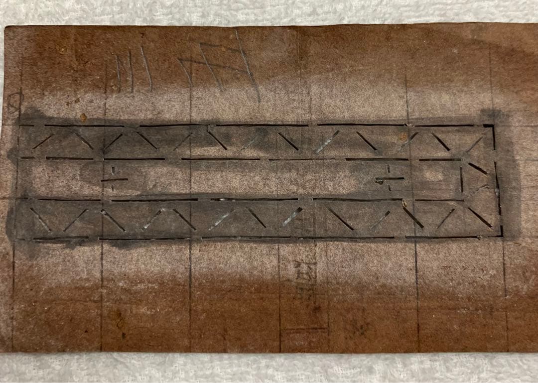 入手不可能！明治時代の日本刺繍型紙三枚