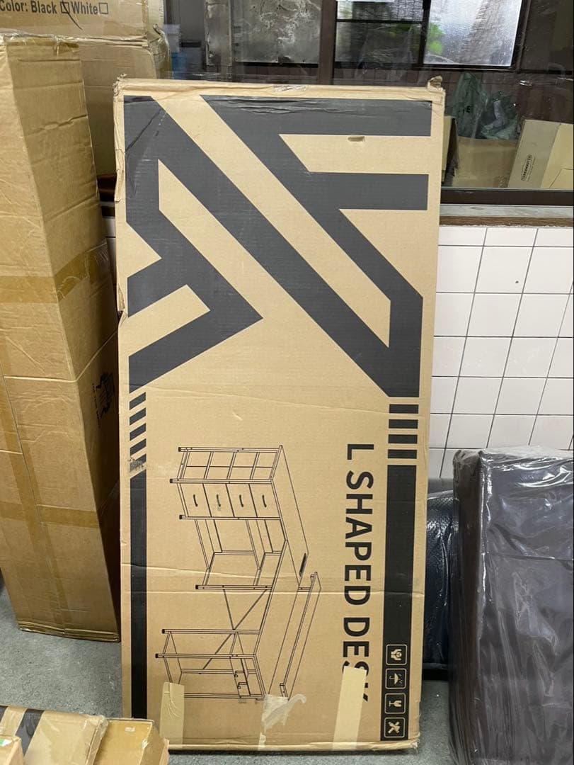 AODK ゲーミングデスク 引き出し4杯付き パソコンデスク 在宅勤務 簡単組立