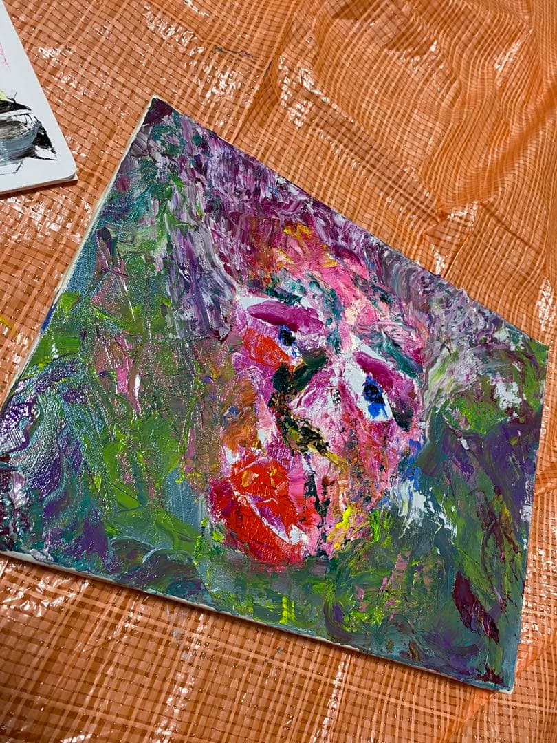 インテリア！油絵【もう一人のあなた】