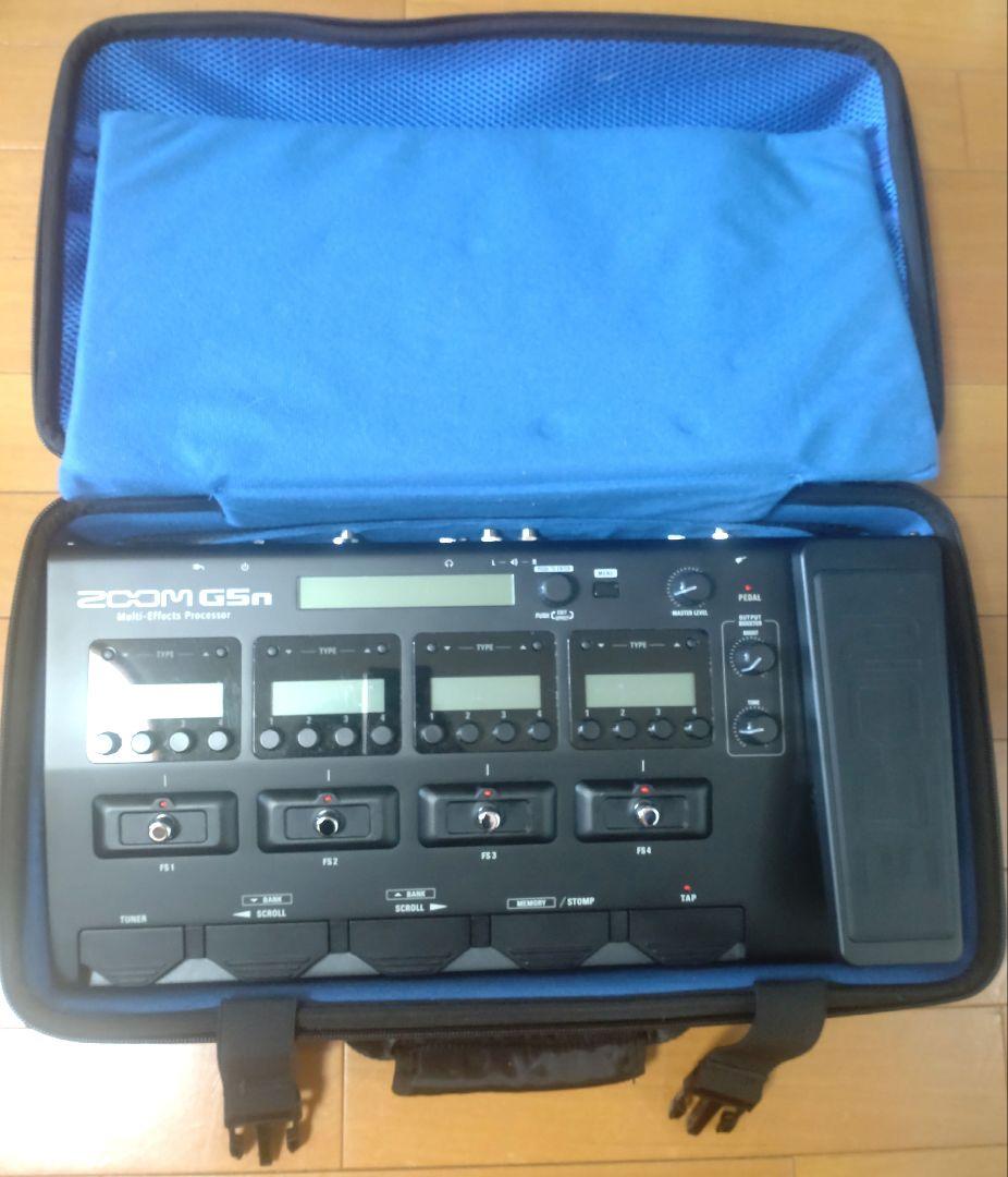 ZOOM マルチエフェクター G5n ※専用ケース付き〈目立った傷・汚れなし〉
