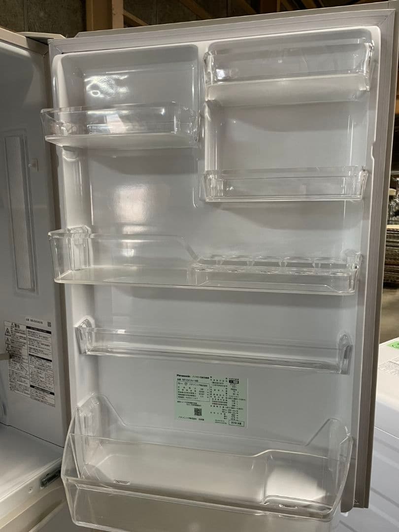 030408 Panasonic ノンフロン冷凍冷蔵庫 NR-E414V-N