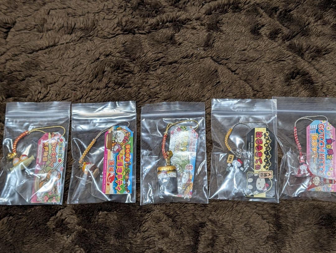本日値下終了！キティ ✦ご当地根付ストラップ ✦20個セット✦まとめ売り