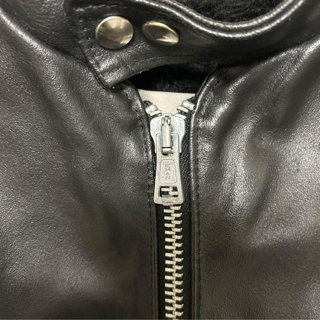 Sears 70s〜80s USA製本革レザージャケットフェイクファーライナー付