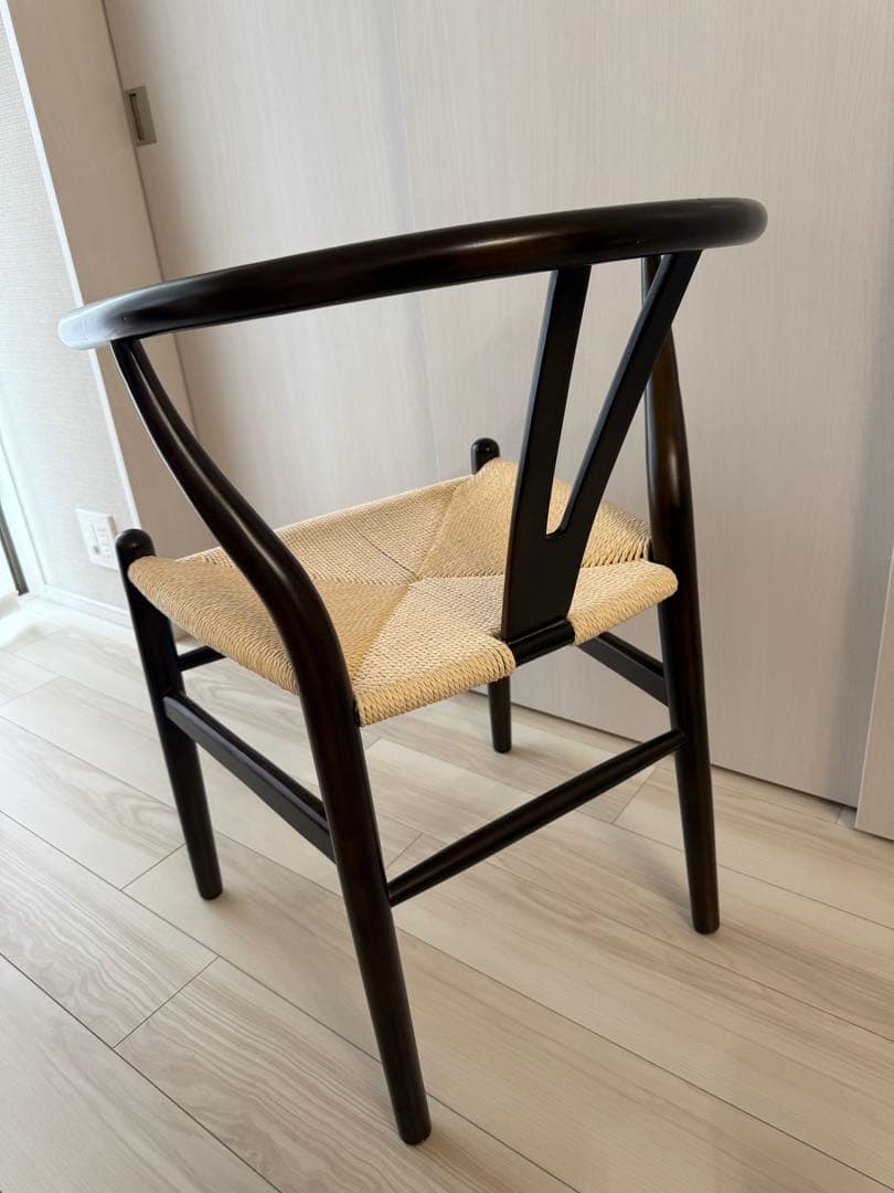 【美品】Yチェア 風 北欧家具 椅子 ダイニングチェア リプロダクト ブラウン