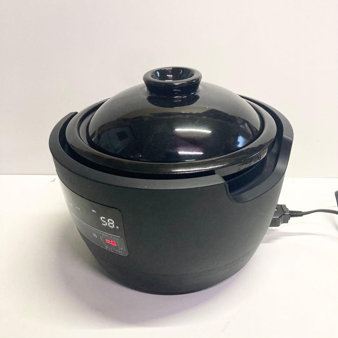 美品　siroca かまどさん電気　炊飯器 SR-E111 黒