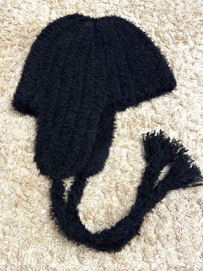 帽子 KIJIMA TAKAYUKI POODLE FUR EAR BEANIE