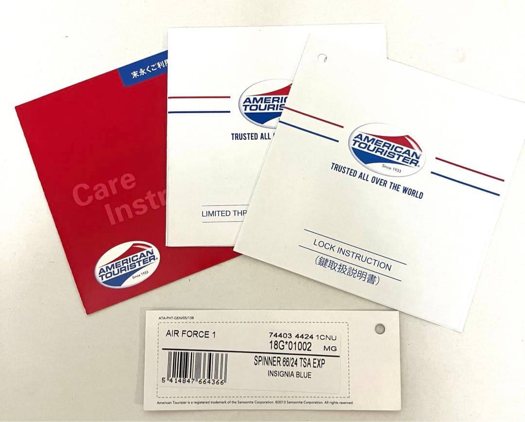送料無料 アメリカンツーリスター AIR FORCE1 スピナー66
