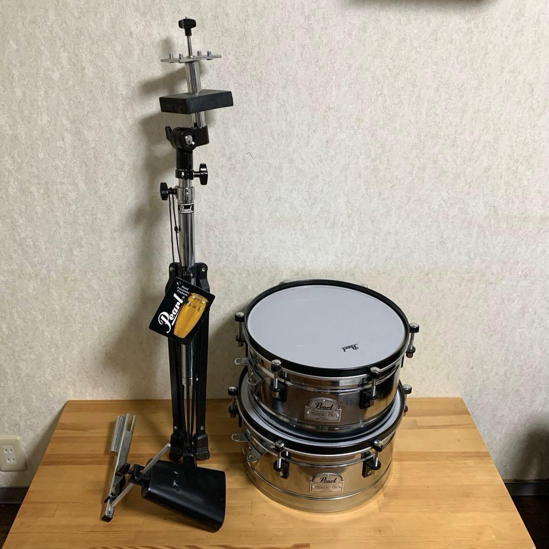 PEARL パール ティンバレス　13インチ　14インチ　カウベル