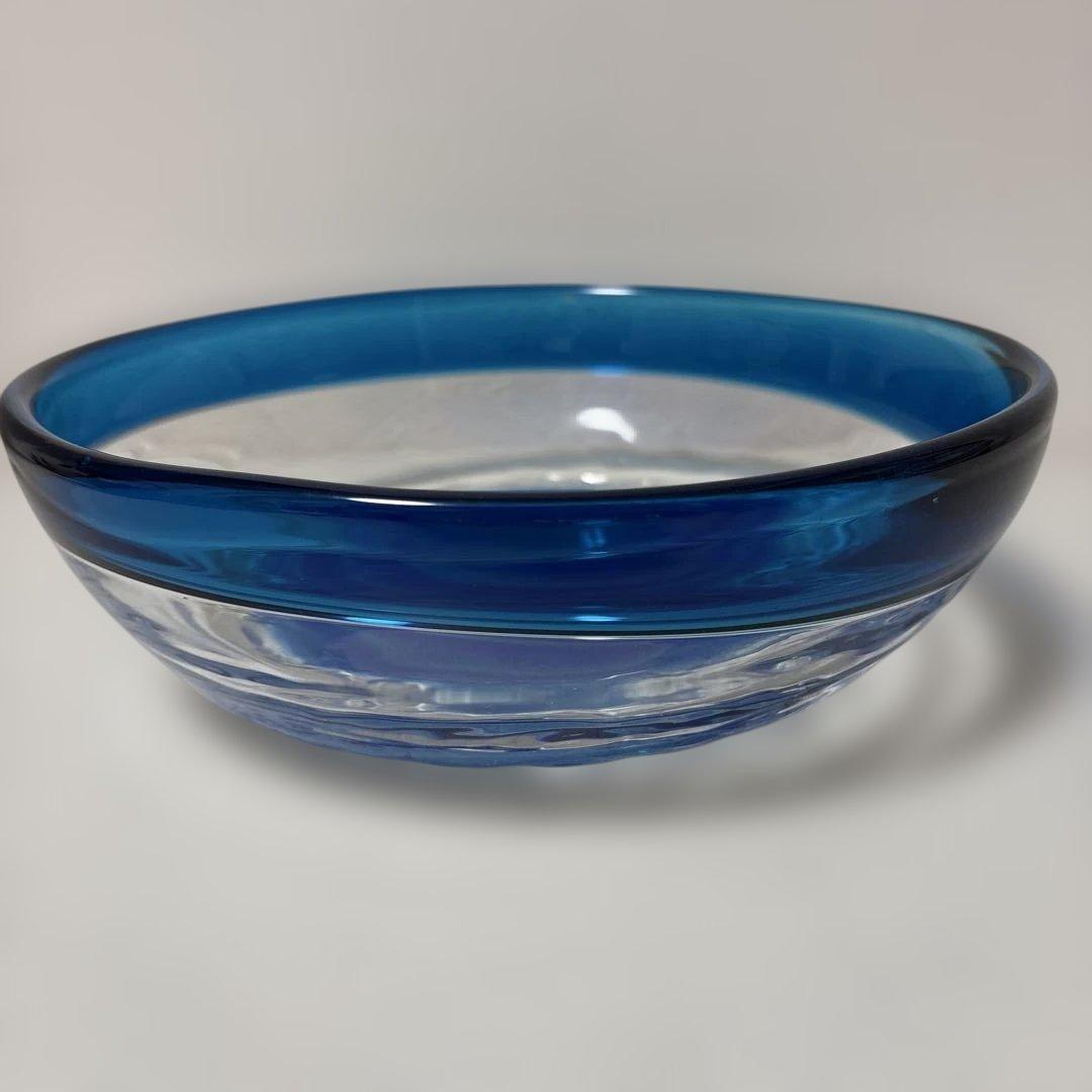 琉球ガラス 硝子 気泡 ガラス ボウル 深鉢