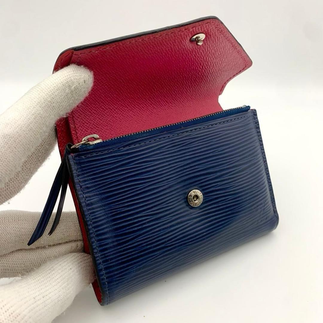 鑑定済み ルイヴィトン ポルトフォイユヴィクトリーヌ 財布 コンパクト エピ